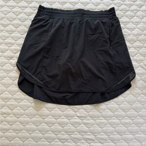 lululemon Black Hotty Hot Skort TALL!
